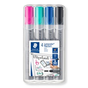 Lumocolor® flipover marker 356 WP4-1, 4 farver